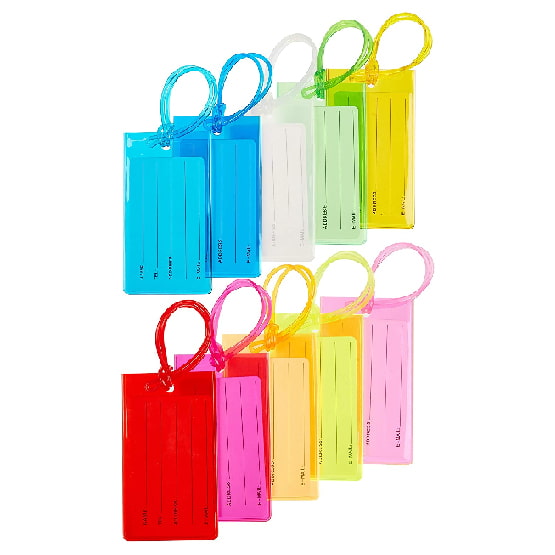 Sodsay Luggage Tag Suitcases Plastic Travel